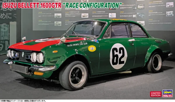 Hasegawa 1/24 ISUZU BELLETT 1600GTR "RACE CONFIGURATION" - Scale Kits