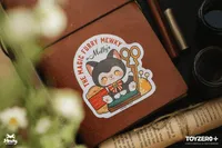 TOYZEROPLUS Moffy's - Mewky Sticker (Black Cat - Sitting) - Mewky - photo 1