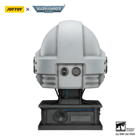 White Scars MkX Helmet& Display Stand 10
