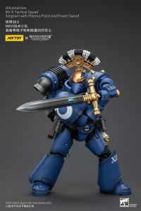 Ultramarines MK VI Tactical Squad Sergeant with Plasma Pistol and Power Sword 9