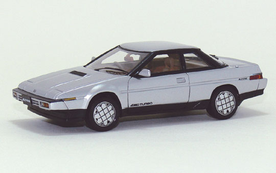 1/43 DISM  RCM (RESIN CAST MODEL): 1/43 E-AX7 SUBARU ALCYONE 4WD VR TURBO (Lightning Silver Metallic / Formula Black)