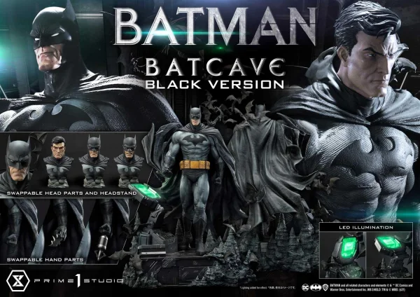 Prime 1 Studio Museum Masterline Batman: Hush (Comics) Batman Batcave Black Version - DC Comics
