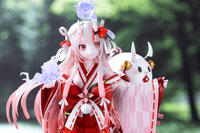Nakiri Ayame Shrine Maiden Fortune Outfit Ver. 7