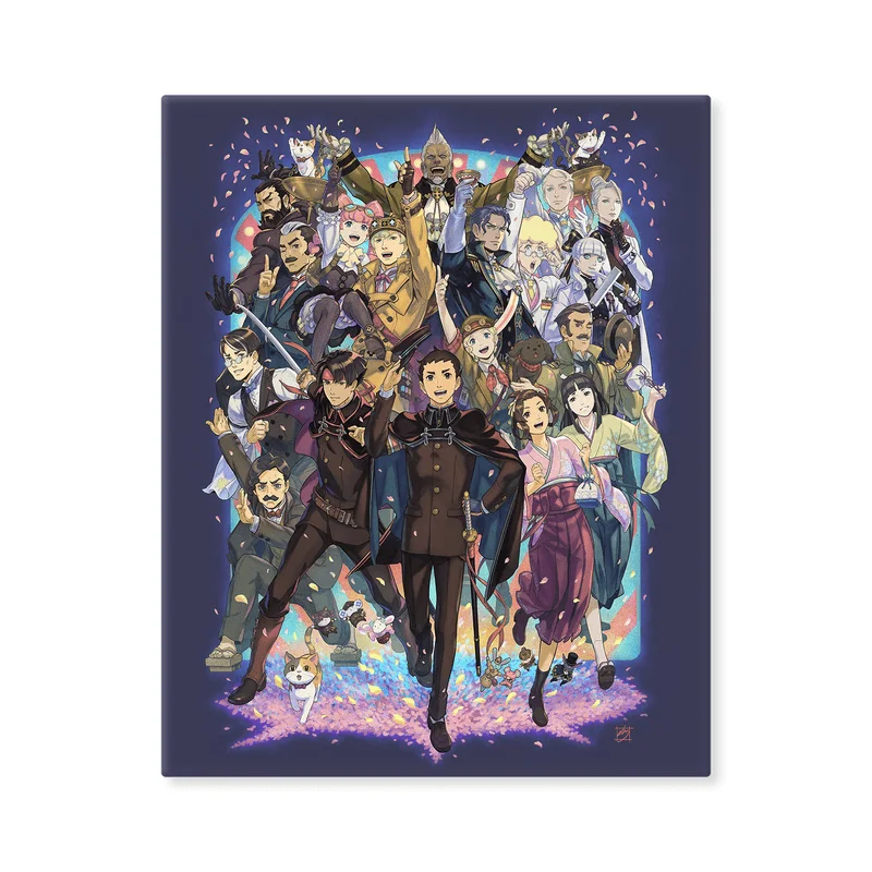 CAPCOM The Great Ace Attorney 10th Anniversary「NURI kazuya」newly drawn art CHARA FINE BOARD - The Great Ace Attorney