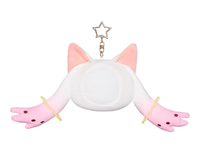 Puella Magi Madoka Magica the Movie -Rebellion- Fluffy Keychain Pinback Button Case 5