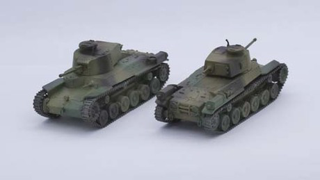 [SWA-32] 1/76 Middle Tank Type 97 Chi-Ha Kai (Set of 2)