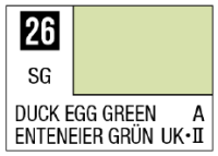 Mr. Color 26 - Duck Egg Green (Semi-Gloss/Aircraft) 1