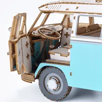 Azone wa-gu-mi Vintage Volkswagen Type 2 (T1) Camper Van GREEN - Scale Kits - photo 6