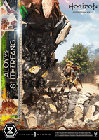 Ultimate Diorama Masterline Horizon Forbidden West Aloy vs. The Slitherfang  			 4