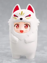 GOOD SMILE COMPANY Nendoroid More Kigurumi Face Parts Case (White Kitsune) - Figure Accessories - photo 1