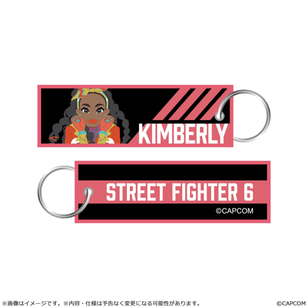 Street Fighter 6 Flight Tag Keychain KIMBERLY