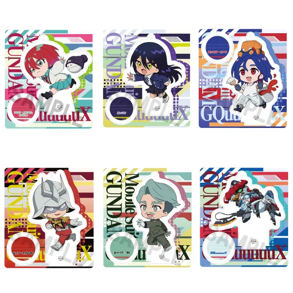 MegaHouse Tokotoko Acrylic Stand Mobile Suit Gundam GQuuuuuuX (6pc per box) - Mobile Suit Gundam GQuuuuuuX