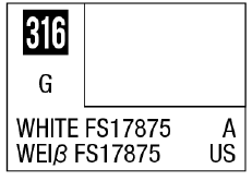 Mr. Color 316 White FS17875 (Gloss/Aircraft)