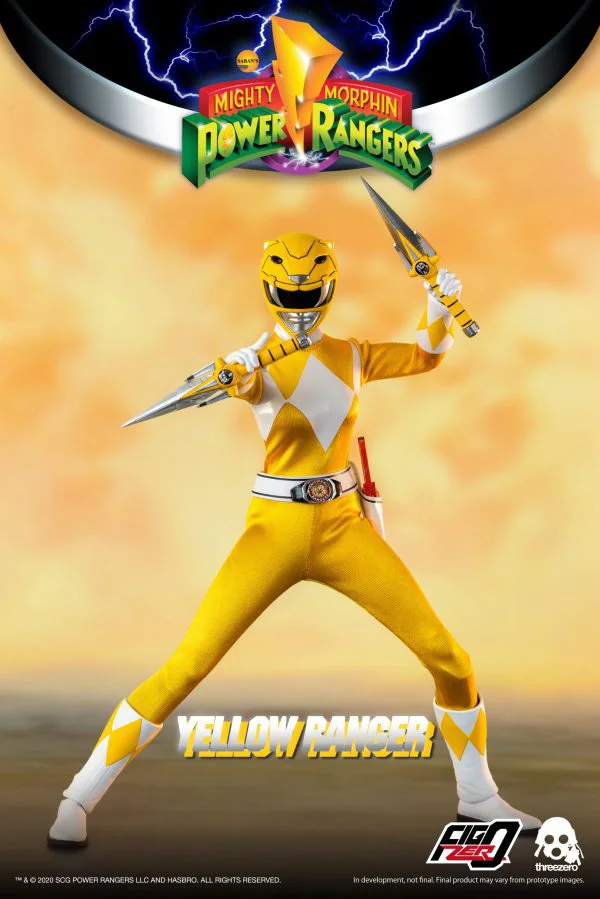 threezero Mighty Morphin Power Rangers - FigZero 1/6 Yellow Ranger - Power Rangers