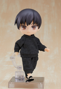 Nendoroid Doll Outfit Set: Sweatshirt and Sweatpants (Black) 5