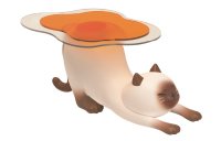 ShitaukenoNEKO(Siamese cat) 2