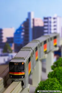 PLUM PMOA 1/150 Scale  Tama Intercity Monorail Series 1000 Paper kit（2cars） - Scale Kits - photo 4