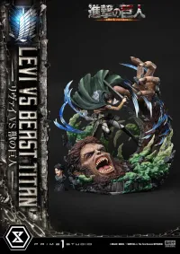 Prime 1 Studio Ultimate Premium Masterline  TV animation Attack On Titan  Levi versus Beast Titan - Attack on Titan - photo 37
