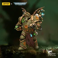 JOYTOY Death Guard Biologus Putrifier with Injector Pistol and Hyper Blight Grenades - Warhammer 40K - photo 13