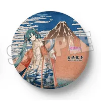 Presence CO., LTD. Hatsune Miku x Katsushika Hokusai iXima Large Pinback Button The Great Wave off Kanagawa - Hatsune Miku - photo 2