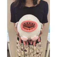 Monster Hunter Fluffy Eggshaped Plush Khezu 4