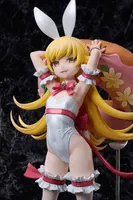 A.DIMENSION Monogatari Series Shinobu Oshino White Bunny Ver. 1/4 Complete Figure - Monogatari Series - photo 10