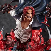 MegaHouse Portrait.Of.Pirates ONE PIECE “SA-MAXIMUM” Leader of Red Hair Pirates Red-Haired Shanks Kamusari - ONE PIECE - photo 4