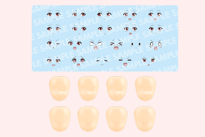 CUSTOMIZED FACE & DECAL SET Vol.8 [DESIGNED BY RAGHO FOR EMMA KOISHIKAWA A]
