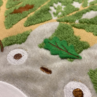 Totoro and Acorn Tree Mini Towel 3