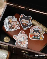 TOYZEROPLUS Moffy's - Mewky Sticker (Black Cat - Sitting) - Mewky - photo 5