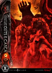 Prime 1 Studio Legacy Art "Kentaro Miura"  Berserk  Guts & Casca  Bonus Version - Berserk - photo 9
