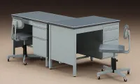 Hasegawa [FA03] 1:12 OFFICE DESK & CHAIR - Scale Kits - photo 3