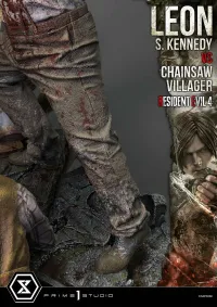 Prime 1 Studio Ultimate Premium Masterline Resident Evil 4 Leon S. Kennedy versus Chainsaw Villager - Video Games - photo 8