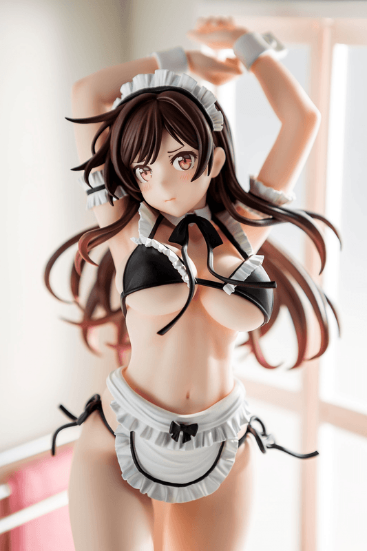 MIZUHARA Chizuru Maid Bikini ni changing into figure