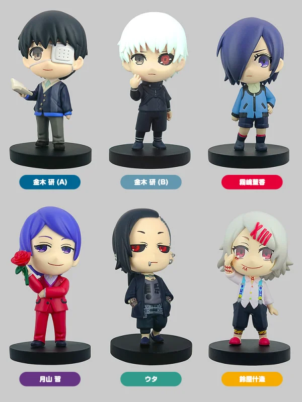 Pierrot Tokyo Ghoul Miniature Figure Collection (1pc / 6pc per box) - Tokyo Ghoul