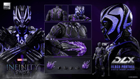 Marvel Studios: The Infinity Saga- DLX Black Panther (Kinetic Energy Charged) 12