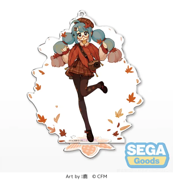 SEGA "Hatsune Miku" Autumn Outing Acrylic Stand Key Chain (SUUROKU Ver.) - Hatsune Miku