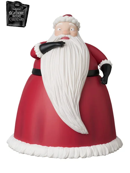 MEDICOM TOY UDF NIGHTMARE BEFORE CHRISTMAS SANTA CLAUS - NIGHTMARE BEFORE CHRISTMAS