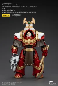 JOYTOY Thousand Sons Sekhmet Terminator Cabal Sekhmet With Combi-Melta And Achea Force Weapon - Warhammer 40K - photo 1