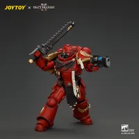 JOYTOY Game Edition Blood Angels Veteran with Bolt Rifle, Chainsword and Bolt Pistol and Plasma Pistol - Warhammer 40K - photo 4