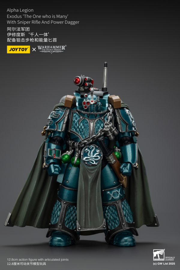 Alpha Legion Exodus 'The One who is Many’ With Sniper Rifle And Power Dagger