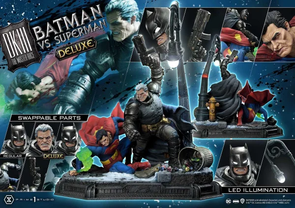 Prime 1 Studio Ultimate Diorama Masterline Batman:The Dark Knight Returns (Comics) Batman versus Superman Deluxe Version - DC Comics