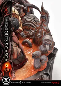 Prime 1 Studio Legacy Art "Kentaro Miura"  Berserk  Guts & Casca  Bonus Version - Berserk - photo 46