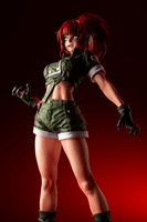 SNK THE KING OF FIGHTERS '97 OROCHI LEONA BISHOUJO STATUE 5