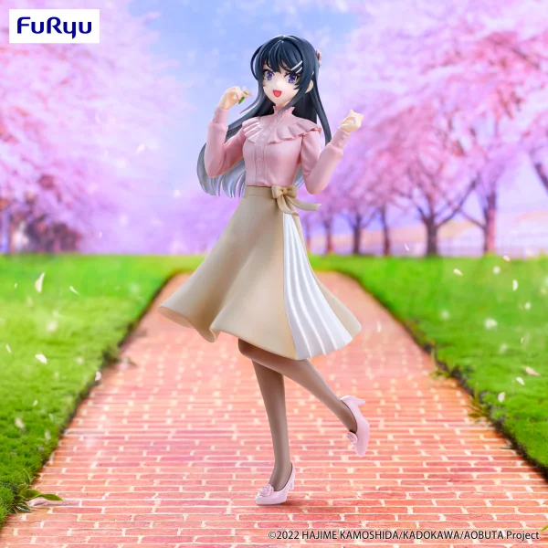 FuRyu Rascal Does Not Dream Series　Trio-Try-iT Figure -Mai Sakurajima Spring Outfit ver.- - Rascal Does Not Dream of Bunny Girl Senpai