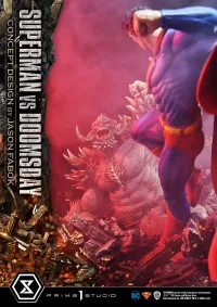 Prime 1 Studio Ultimate Museum Masterline Superman (Comics) Superman VS Doomsday (Concept By Jason Fabok) Deluxe Version - DC Comics - photo 34