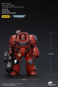 JOYTOY Blood Angels Terminator Squad Terminator with Assault Cannon - Warhammer 40K - photo 2