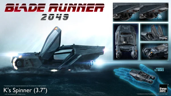 threezero Blade Runner 2049 - K's Spinner (3.7") - Live Action Movies/TV