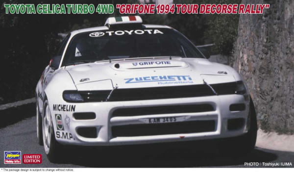 1/24  TOYOTA CELICA TURBO 4WD "GRIFONE 1994 TOUR DE CORSE RALLY"