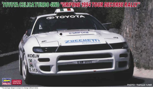 Hasegawa 1/24  TOYOTA CELICA TURBO 4WD "GRIFONE 1994 TOUR DE CORSE RALLY" - Scale Kits